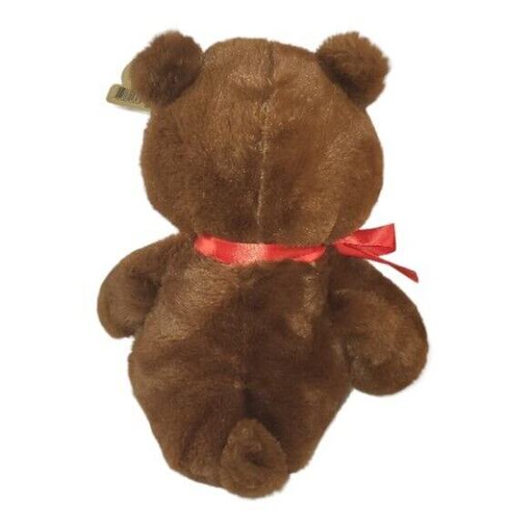 Animal Adventure Plush Brown Teddy Bear Red Bow Heart Stuffed Animal 2020 19" - Picture 9 of 14